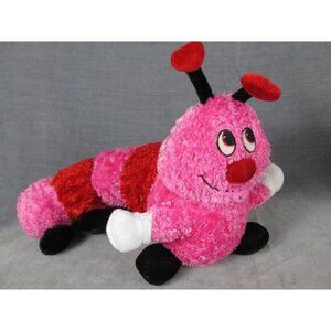 Caterpillar Plush 17Love Bug Pink Valentine Soft Lovey Stuffed Animal Toy